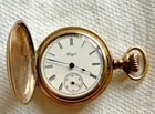 1896 Elgin Grade 109 0s 7J Hunter Case Gold Filled Pocket Watch