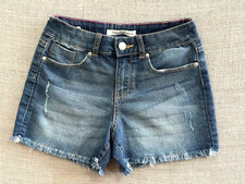 Calvin Klein Jeans Girls Size 10 Denim Shorts Mid Rise Boy