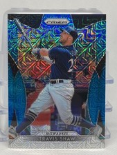 2019 Panini Prizm Tier II Blue Mojo Prizm /399 Travis Shaw #197