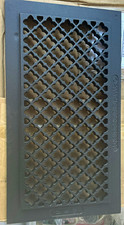 Black Decorative Vent Cover, Rectangle Shape, 4 in x 10 in, Vent Cover Type