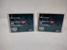 (2) New Sealed IMATION Travan NS 20GB / 10GB Data Tape Cartridges -- Lot of 2