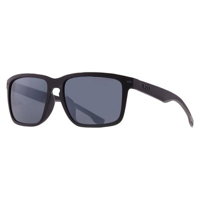 Hugo Boss Polarized Grey Rectangular Men's Sunglasses BOSS 1542/F/S 0O6W/25 59