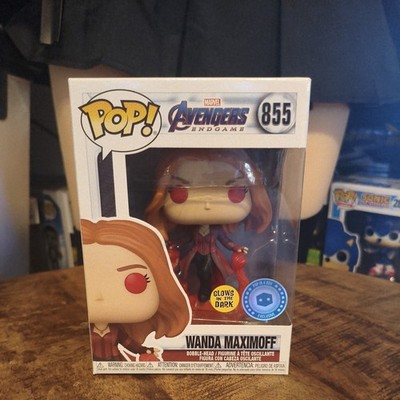 Funko Pop 855 WANDA MAXIMOFF Marvel GitD PiaB Exclusive Sealed Top