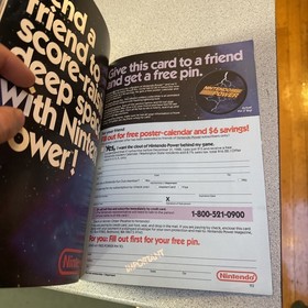 Nintendo Power Magazine #2 NES Castlevania II, 1988 Complete Poster, High Grade