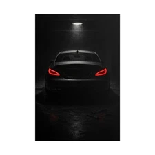 Mercedes-Benz CLS63 AMG Poster – Dark Garage Wall Art Print