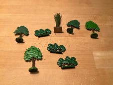 Lego® - Lotto di vecchi alberi decidui e cespugli, 7 pezzi, anni '60