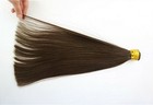 I Tip Remy Human Hair Extensions Keratin Stick Tip Pre Bonded Dark Brown 22inch — photo 4