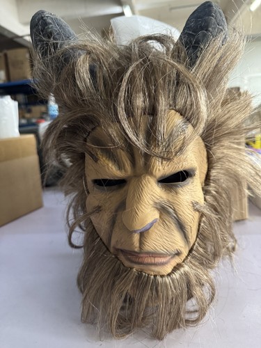 Cosplay Beauty And The Beast Prince Mask Long Wigs Halloween Masquerade Mask - Picture 12 of 12