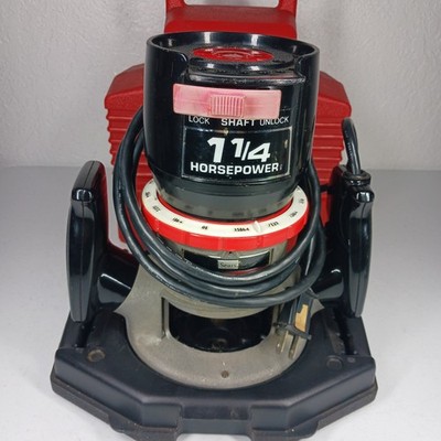Vtg Sears Craftsman 11/4HP Router Model 315.17560 W/Carry Case (FREE S&H)!