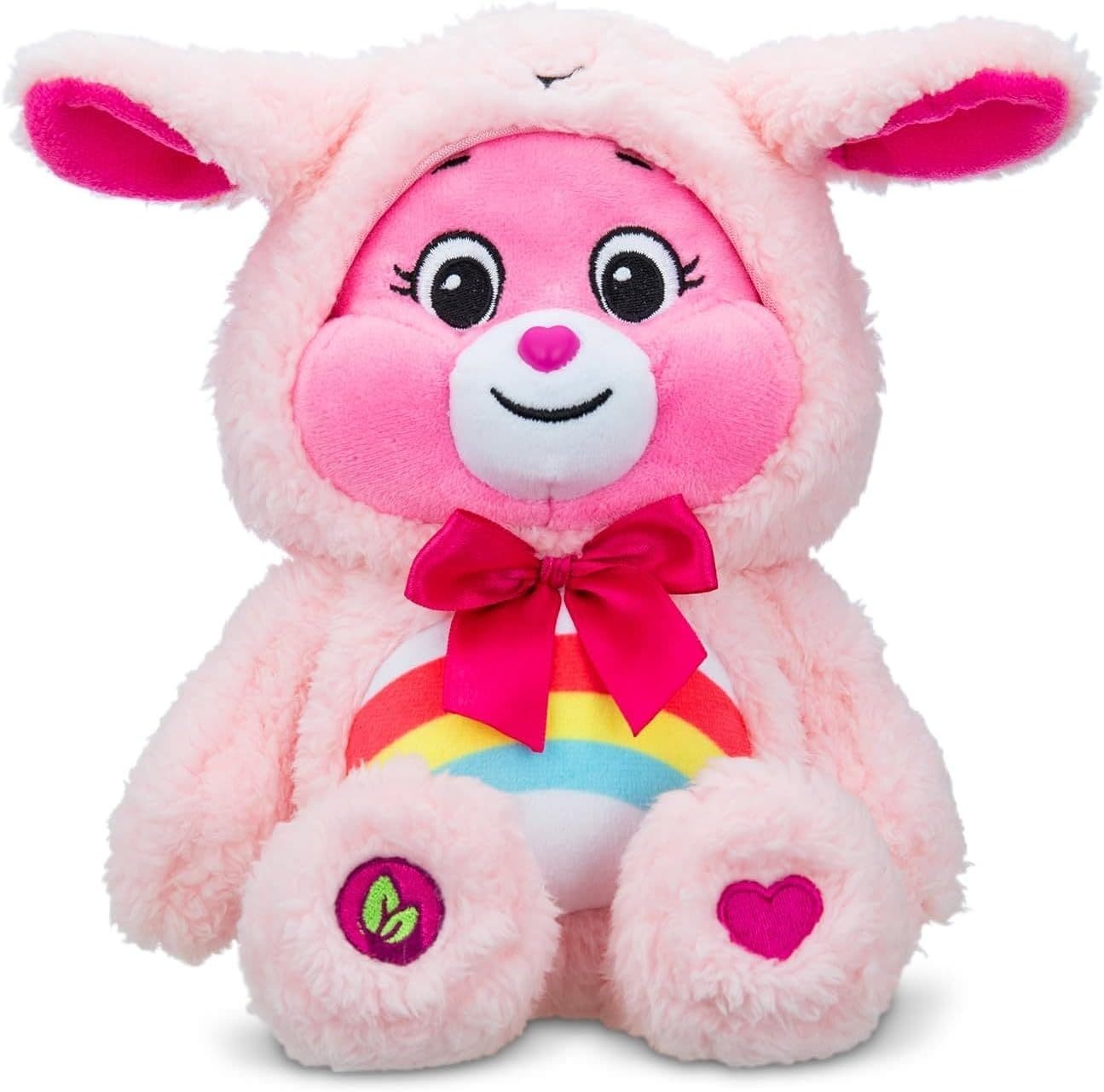 Care Bears - Plush Lamb Pink Bear With Hoodie 22 cm New