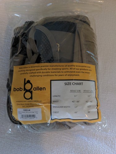 Bob Allen Adult S/M Full Mesh Shooting Vest Trap Shoot Vest Duck Hunting Fishing - Picture 8 of 18