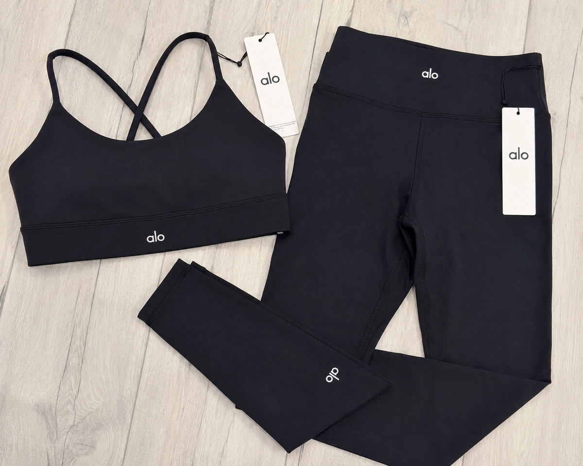 Las mejores ofertas en Ropa activa negra de yoga ALO para mujer | eBay
