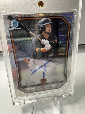 2026 Bowman Chrome Jhonny Level Mojo Auto #BMA-JL Giants
