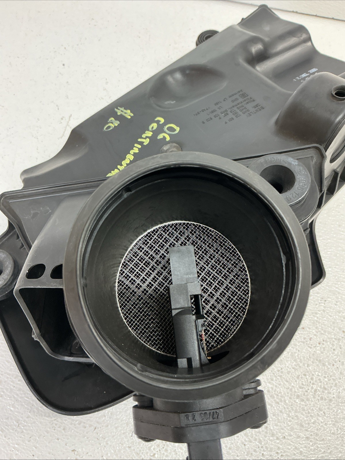 03-13 Bentley Continental GTC GT 6.0L Right Side Air Intake Cleaner Box OEM 27k
