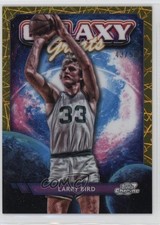 2023 Topps Cosmic Chrome Gold Interstellar Refractor 43/50 Larry Bird HOF 02dt
