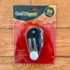 GOLF DIGEST OUTIL TOUT USAGE OUTIL DE GOLF 5 EN 1 EMBALLAGE D'ORIGINE (NEUF AVEC ÉTIQUETTE)
