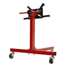 750 LBS Engine Stand Vehicle Engine Block Stand 360 Degree Head 3 Wheels