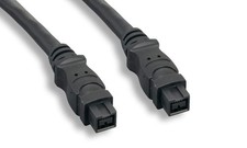 3FT Firewire IEEE-1394B Bilingual Cable Black 9PIN 9PIN iLink DV 3 Feet