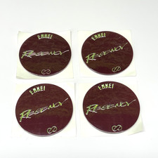 4x Enkei Regency Self-adhesive Center Wheel Caps Emblems Stickers Badge - 68mm