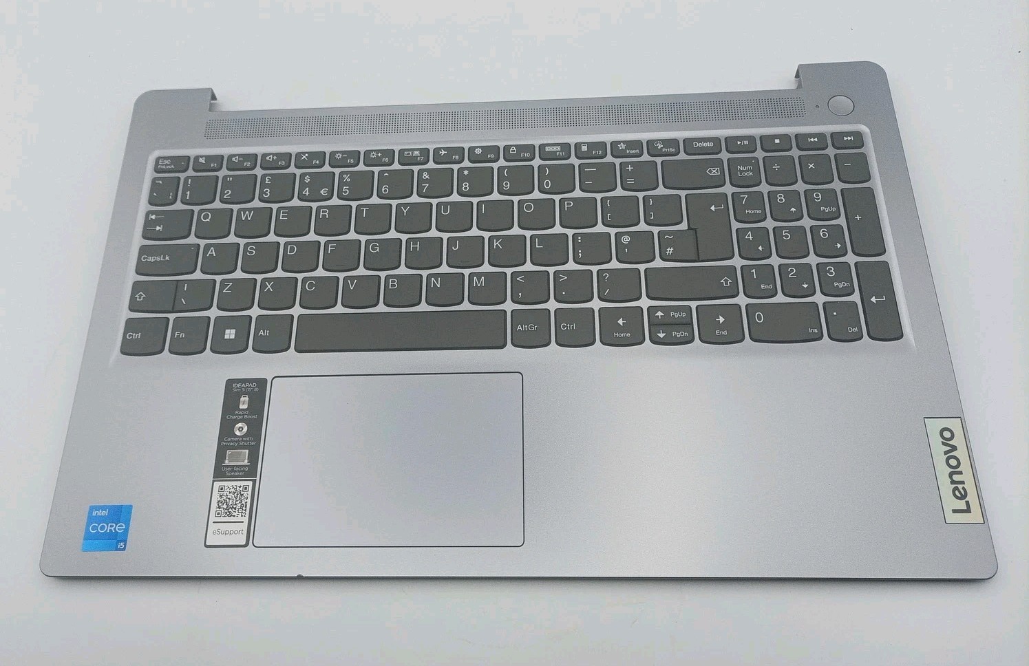 Lenovo IdeaPad 3 15IRH8 Palmrest Cover Touchpad Keyboard UK 5CB1M47068
