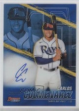 2021 Bowman's Best of Blue Refractor 97/150 Carlos Colmenarez #B21-CC Auto 02lc
