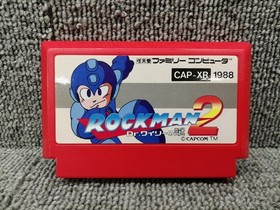 CAPCOM Famicom Soft Rockman 2 Dr. Wiley's Mystery Used