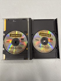 Fahrenheit (Sega 32X, 1995) Sega CD CIB Complete 2 Discs W/ Manual