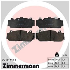 Zimmermann Bremsbelagsatz Bremsklötze vorne 34112284465 | 168941