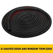 D Shape Car Rubber Seal Weather Strip Door Trunk Hood Edge Trim Car Accessories