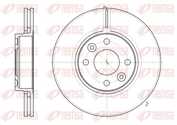 2X Bremsscheibe Remsa 6683.10 FüR Dacia BR0 Nissan Renault KR0 CR0 Clio 259,8Mm-image