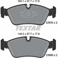 Textar 2393501 Bremsbelagsatz FüR BMW 3 1 E90 E87