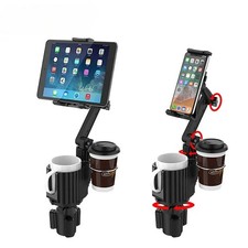 Car Cup Tablet Stand 360 Degree Adjustable Cellphone Mount Holder