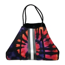 Haute Shore Greyson Dreamer Tie Dye Large Tote Beach Bag Purse 16x10 EUC 