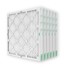 20x20x2 MERV 13 Pleated Air Filters by Mann Hummel. 6 Pack.