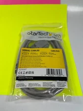 StarTech.Com SCNM9FF Serial Modem Cable 10ft. DB9 Female RS232 - NEW Fast Ship