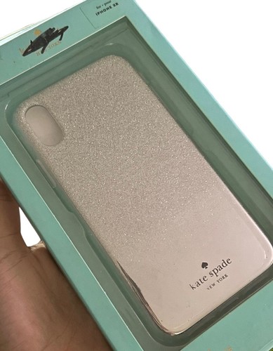 Kate Spade Apple iPhone XS X Max XR Hülle Glitzer Blume Herz Spiegel Resin - Bild 25 von 31