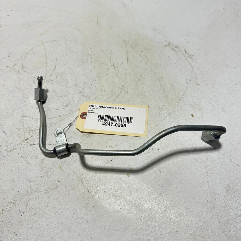 2018 - 2023 TOYOTA CAMRY 2.5L ENGINE FUEL INJECTION SYSTEM HOSE TUBE PIPE OEM - Image 3 of 4