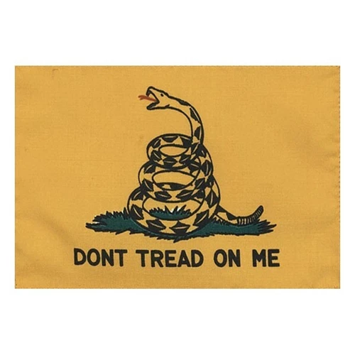 DON'T TREAD ON ME   3X5 FOOT FLAG W GROMMETS. ONE SIDED IMAGE. - Picture 1 of 6