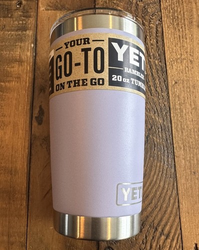 YETI Rambler 20 oz Tumbler W/Magslider Lid Cosmic Lilac 100% Authentic YETI