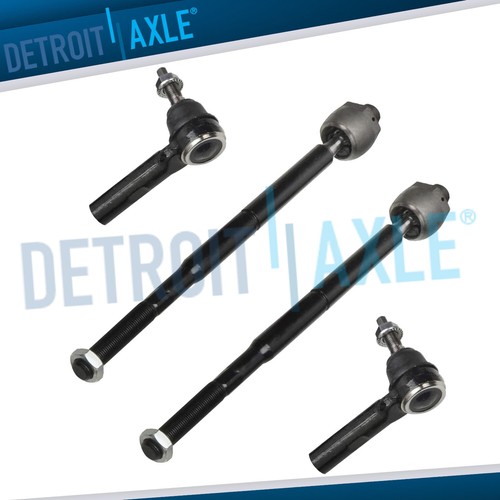 4pc Front Inner & Outer Tie Rod Ends for Dodge Charger Magnum Chrysler