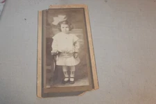 Vintage  Photo Sweet Baby Girl Wearing Cute Dress Before she got Scarlet Fever