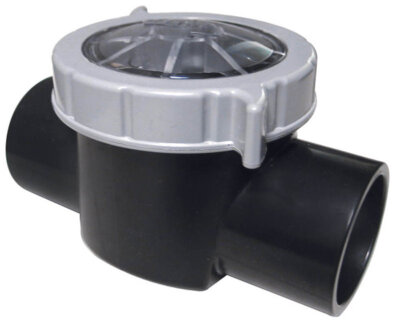 Custom 25830-200-000 2'' SKT x 2.5'' SPT Black CPVC Check Valve