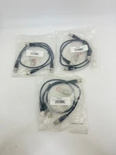 x(3) Audio-Technica P11399 AC Cable, BNC-BNC Cable & Bulkhead Mount Kit *READ*