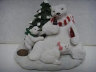 Coca-Cola Heritage Collection Polar Coke Bear Family 1995 Vintage Figurine