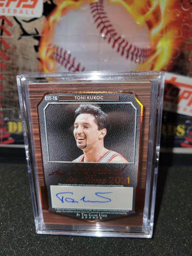 2024 LEAF IN THE GAME USED AUTO ENSHRINED IN TIME 1/5 Paul Pierce Tony Kukoc 