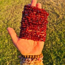 Malaya Garnet Healing Bracelet, revitalizes physical strength, vitality, wellbei