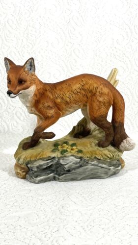 Vintage Red Fox Porcelain 5618 Andrea Sedak Collectible Figure Sculpture Statue - Picture 1 of 9