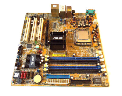 ASUS P5GD1-FM/S Computer PC Mainboard Motherboard Platine + Intel 3,6GHz CPU
