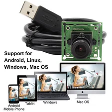 VGA Security USB Camera Module w/ 3.6mm Lens High Speed 60fps Mini OV7725 Webcam
