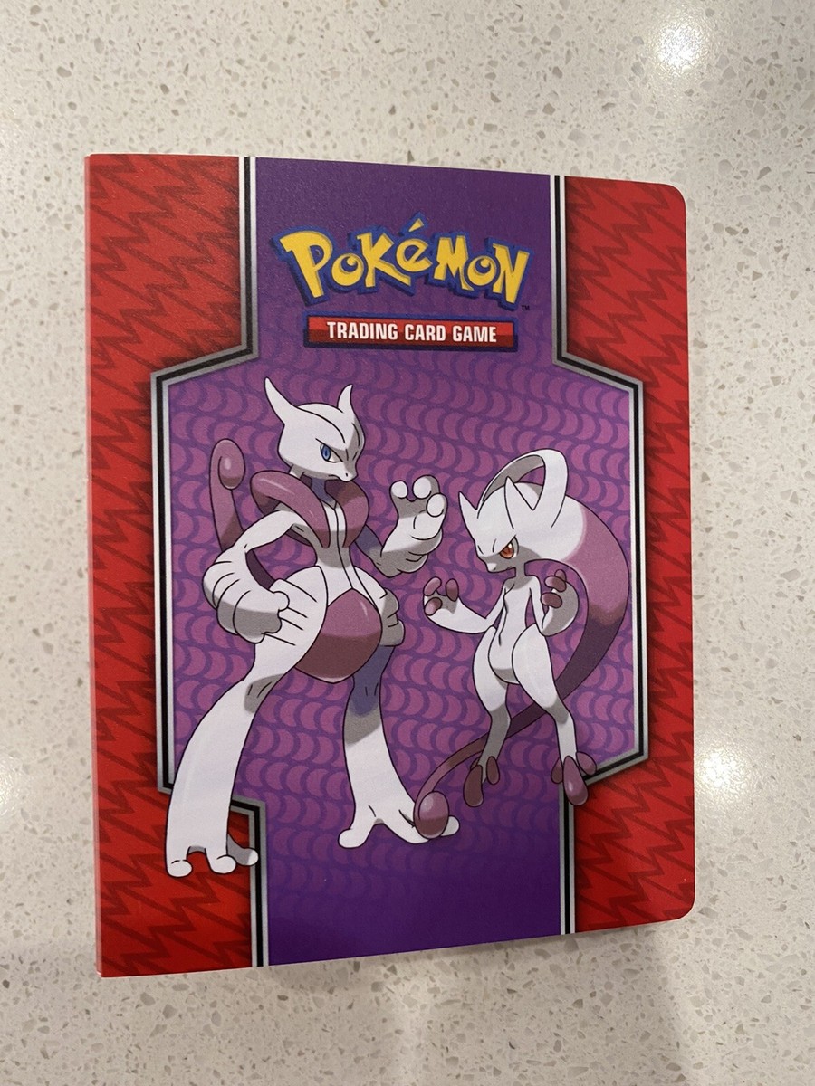 Pokemon TCG Trading Card Game Chestnaught And Mega Mewtwo X & Y Mini Binder  Book